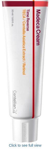 Centellian 24 Madeca Cream Time Reverse, TECA Wrinkle Moisturiser, 50ml | Fast-absorbing, nourishing Centella care that hydrates and helps improve the look of firmness and wrinkles